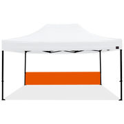 15ft Canopy Half Wall