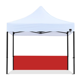10x10 Canopy Half Wall