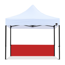 10x10 Canopy Half Wall