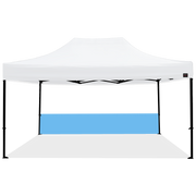 15ft Canopy Half Wall