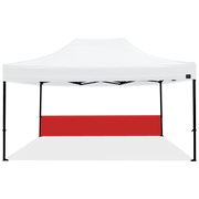 15ft Canopy Half Wall