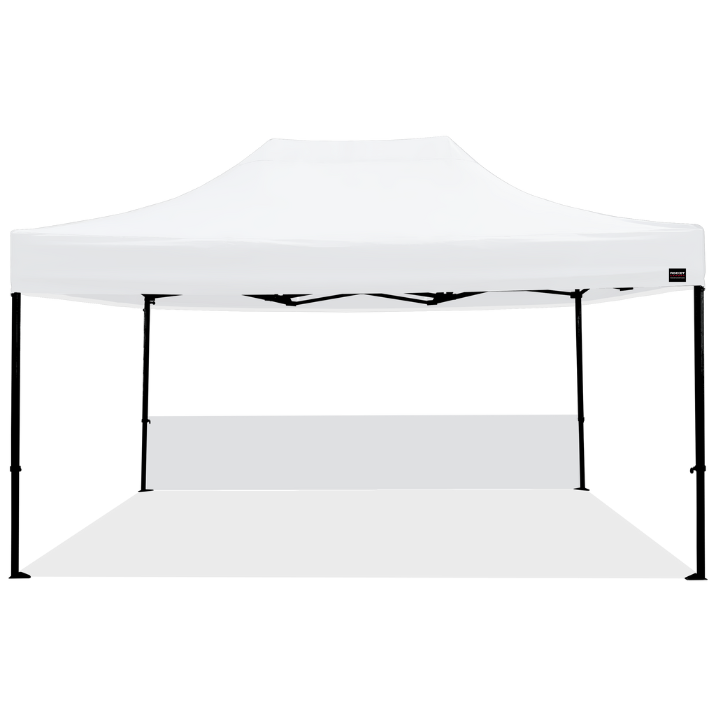 ENOF / clack top （white） Premium 15ft Canopy Half Walls for Flexible Event Setup