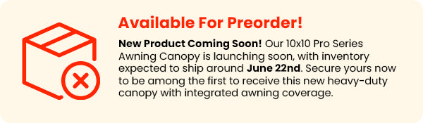Pro Series 10x10 Awning Canopy