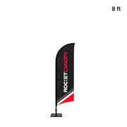 8ft Custom Feather Flags