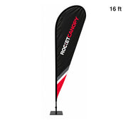 16ft Custom Teardrop Flag